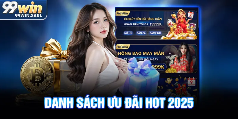 Danh sách ưu đãi hot 2025